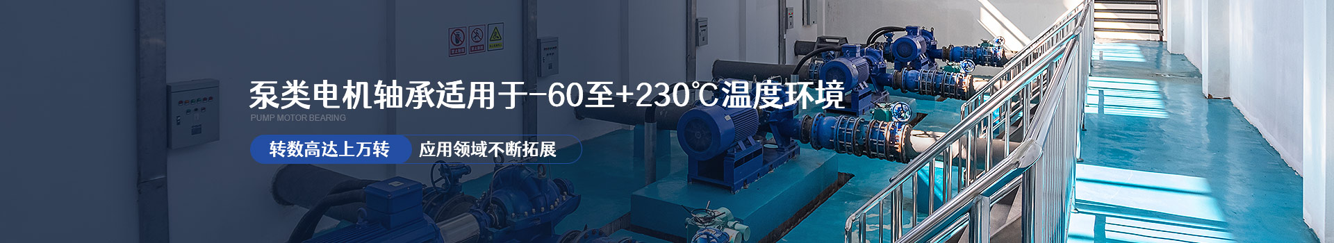 肯特轴承泵类电机轴承应用于-60至230℃温度环境